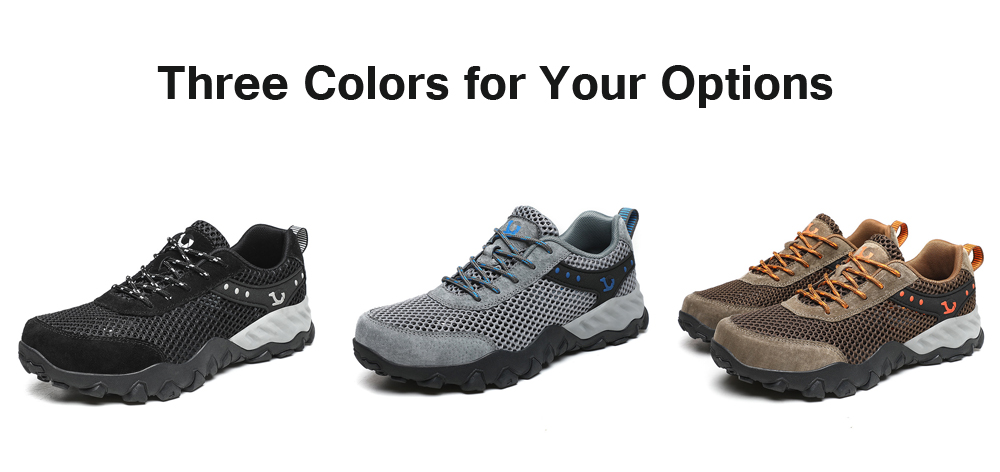 Large Size Men Shoes Fashion Trend Outdoor Running Hiking Footwear Breathable Mesh Wading Shoes - Brown EU 42 Large Size Men Shoes Fashion Trend Outdoor Running Hiking Footwear Breathable Mesh Wading Shoes - Brown EU 42