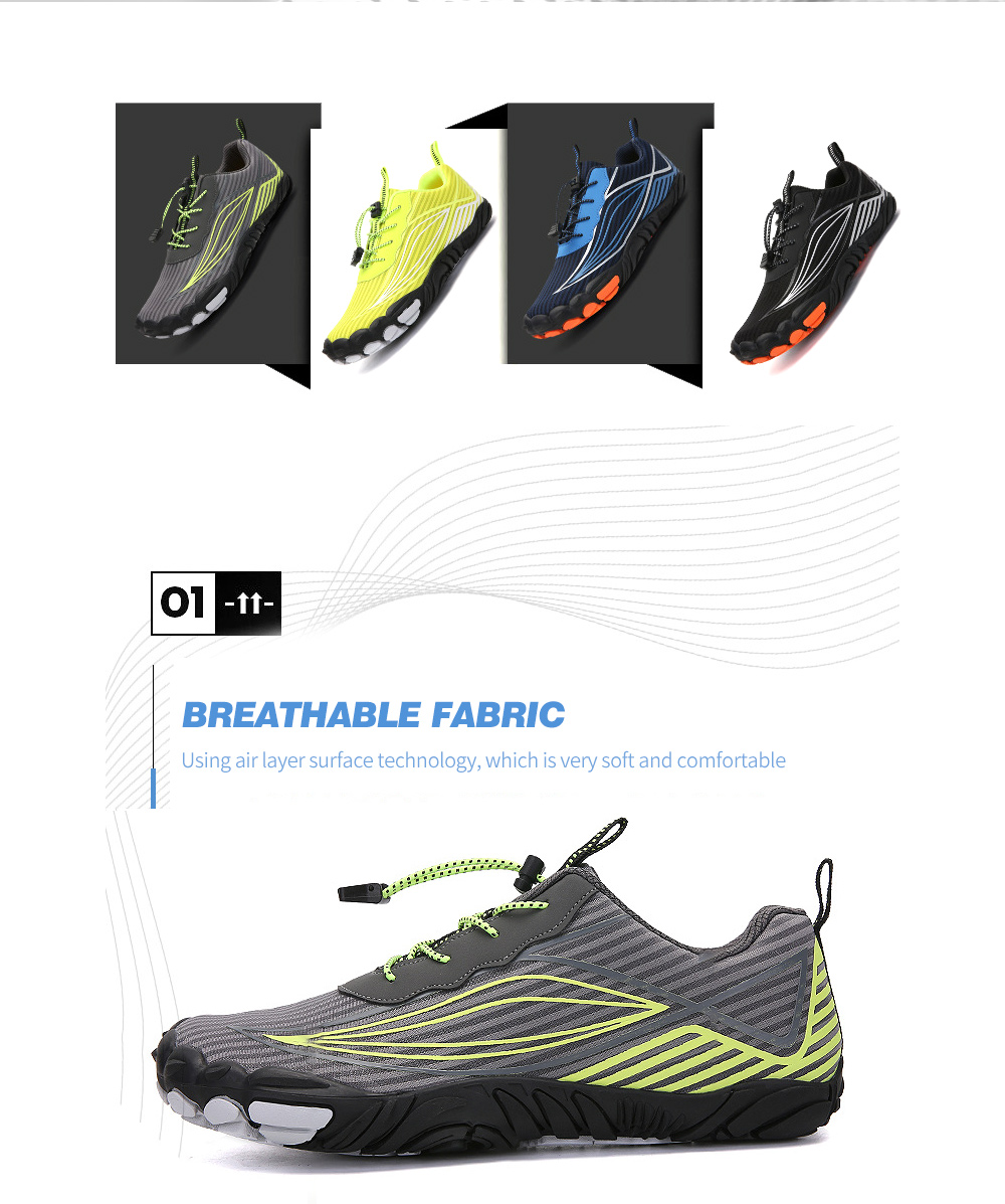 Outdoor Five Finger Shoes Casual Hiking Shoes Men's Shoes Hiking Cross-country Climbing Running Shoes - A26 Black EU 35 Outdoor Five Finger Shoes Casual Hiking Shoes Men's Shoes Hiking Cross-country Climbing Running Shoes - A26 Black EU 35