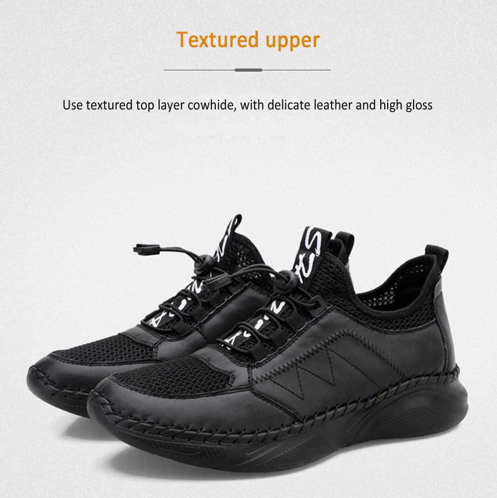 Men Comfortable Leather Shoes Cowhide Outdoor Footwear Lazy Super Light Large Size Casual Footwear - Light Brown EU 46 Men Comfortable Leather Shoes Cowhide Outdoor Footwear Lazy Super Light Large Size Casual Footwear - Light Brown EU 46