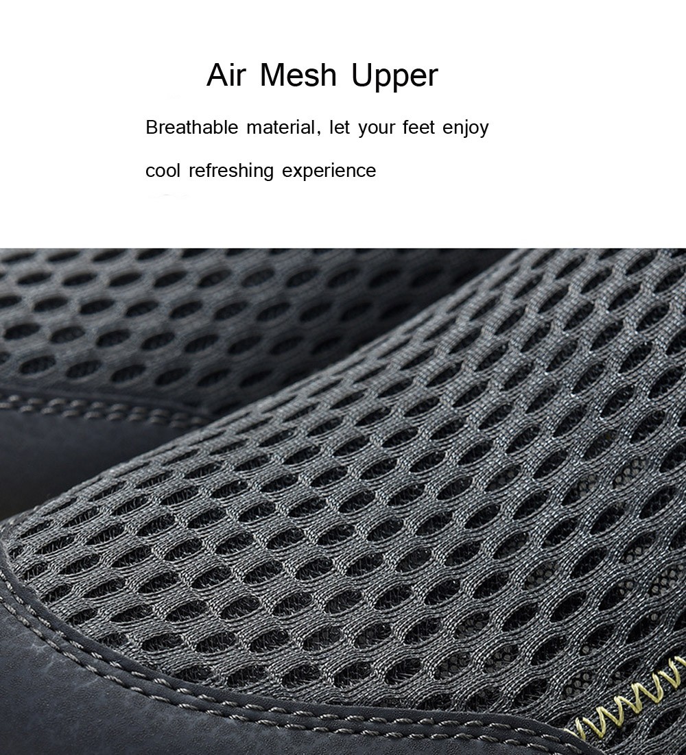 Men Sports Mesh Shoes Large Size Breathable Lightweight Casual Footwear Fashion Hollow Shoes - Blue EU 46 Men Sports Mesh Shoes Large Size Breathable Lightweight Casual Footwear Fashion Hollow Shoes - Blue EU 46