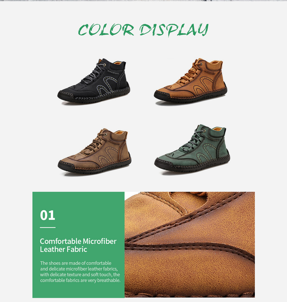 Winter Men's Shoes High Boots Fabric Winter Men's Shoes High Boots Fabric