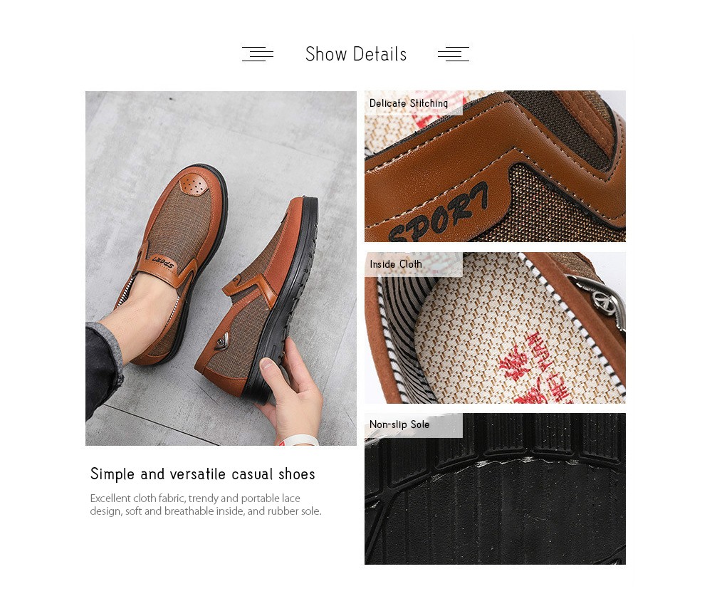 Spring Breathable Casual Men's Shoes - Yellow 46 Show Details Spring Breathable Casual Men's Shoes - Yellow 46 Show Details