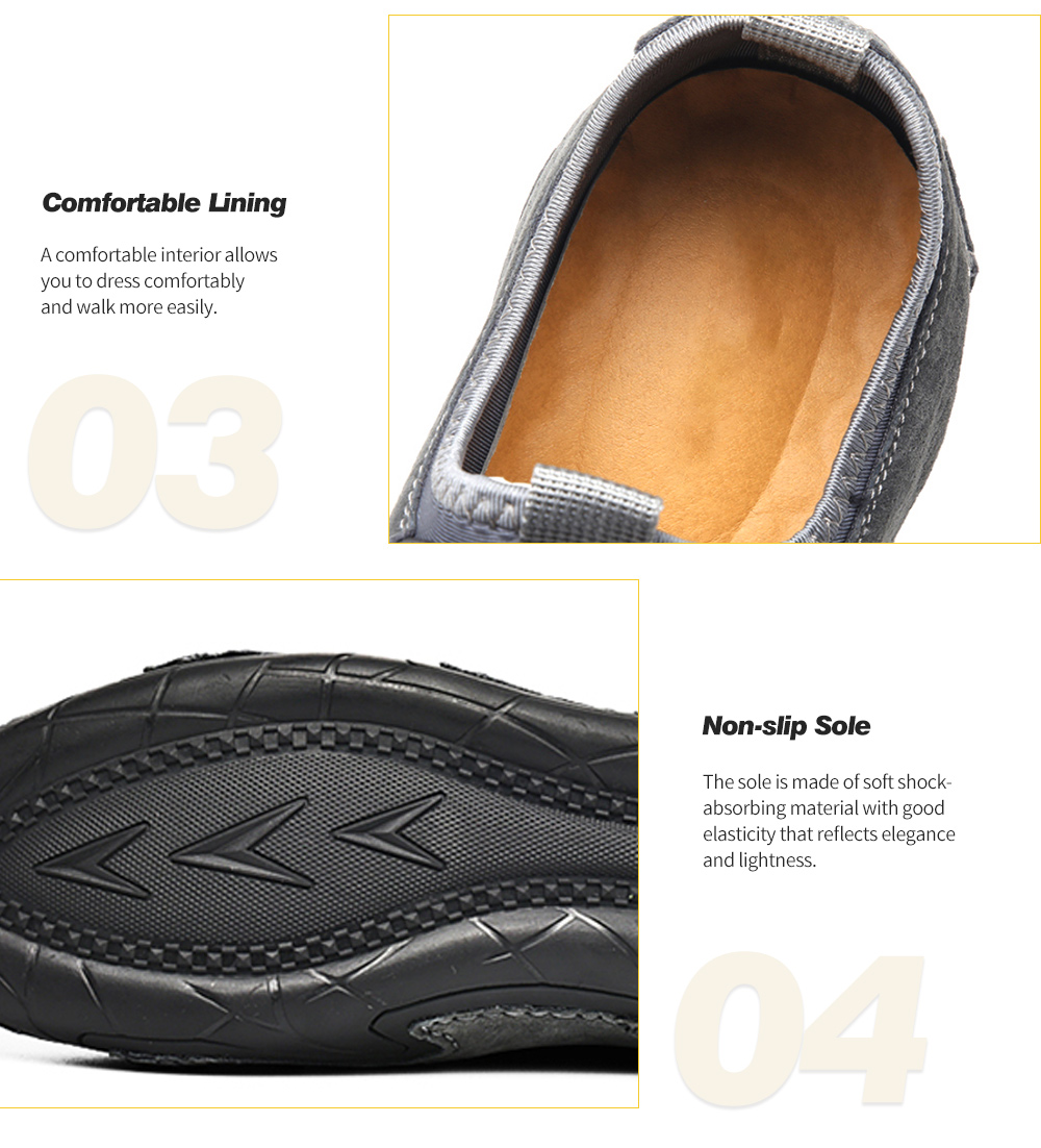 Men's Shoes Korean Version Of The Tide Shoes Men's Casual Shoes Trend One Foot Lazy Peas Shoes - Beige EU 40 Men's Shoes Korean Version Of The Tide Shoes Men's Casual Shoes Trend One Foot Lazy Peas Shoes - Beige EU 40