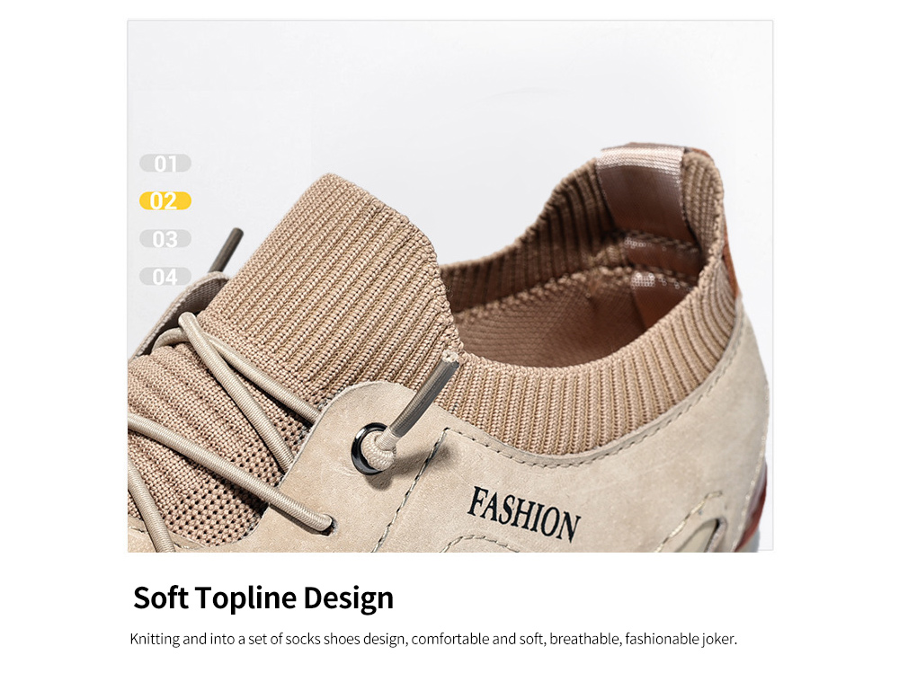 Men Pigskin Materials Casual Flat Shoes Outdoor Tide All-match Peas Shoes Large Size Soft Bottom Breathable Footwear - Gray EU 47 Men Pigskin Materials Casual Flat Shoes Outdoor Tide All-match Peas Shoes Large Size Soft Bottom Breathable Footwear - Gray EU 47