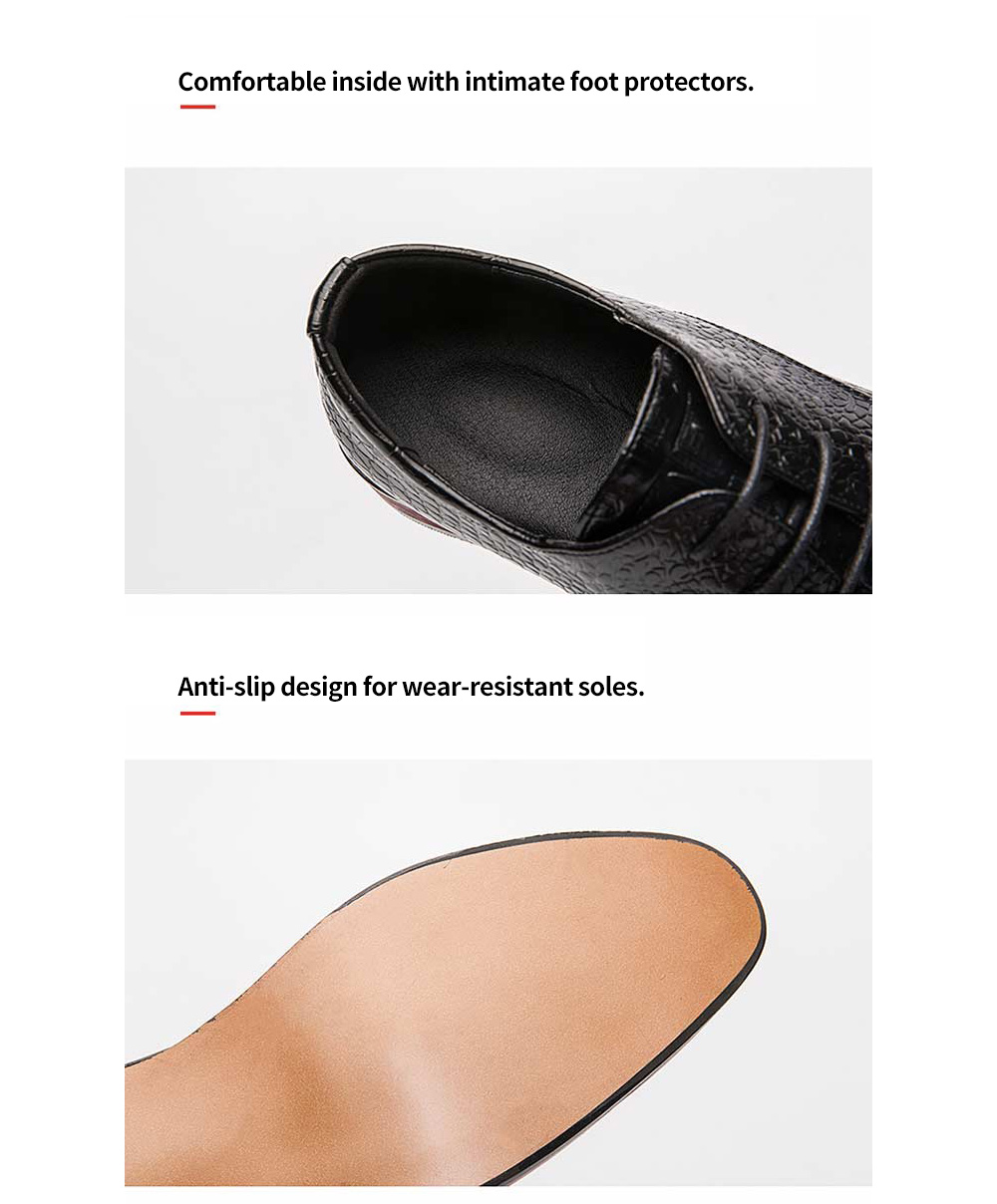 Large Size Men's Business Dress Shoes - Black EU 39 Comfortable inside with intimate foot protectors. Large Size Men's Business Dress Shoes - Black EU 39 Comfortable inside with intimate foot protectors.