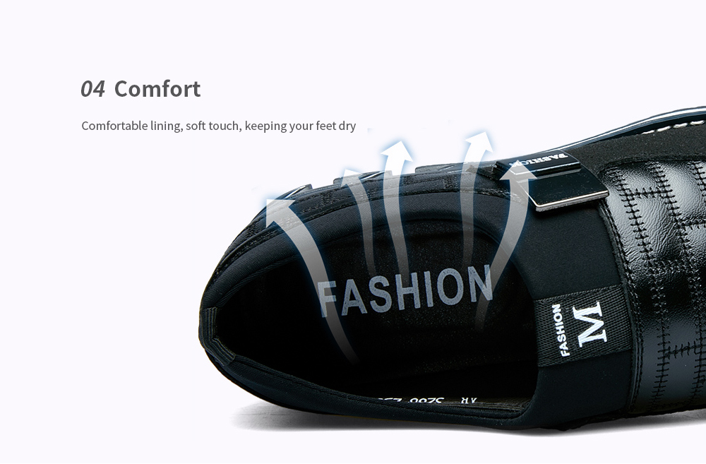 Men Casual Shoes First Layer Cowhide Leather Large Size Breathable- Black EU 45 Men Casual Shoes First Layer Cowhide Leather Large Size Breathable- Black EU 45