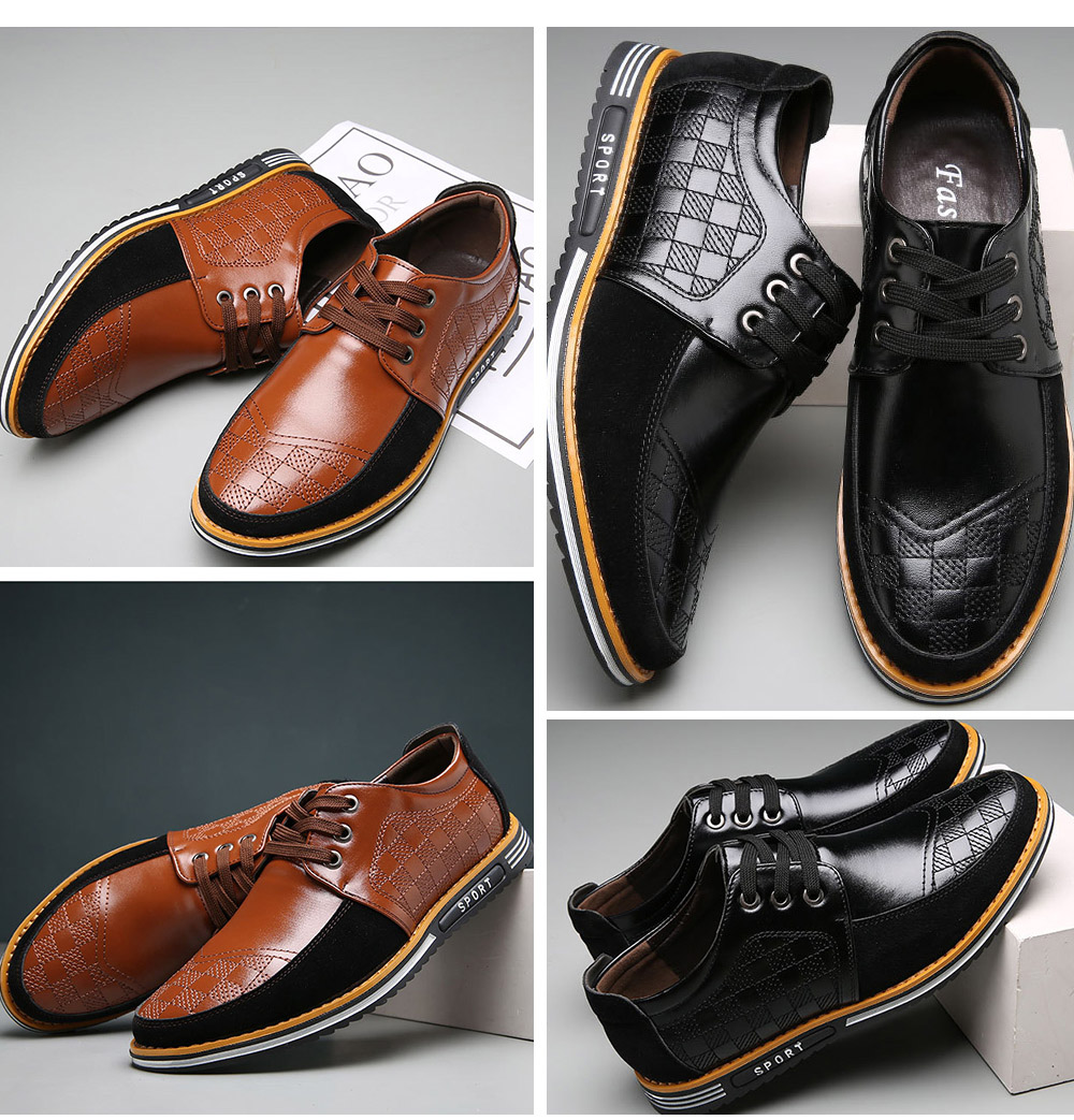 Men's Casual Shoes Fashion Trendy Business Leather Shoes Men's Casual Shoes Fashion Trendy Business Leather Shoes