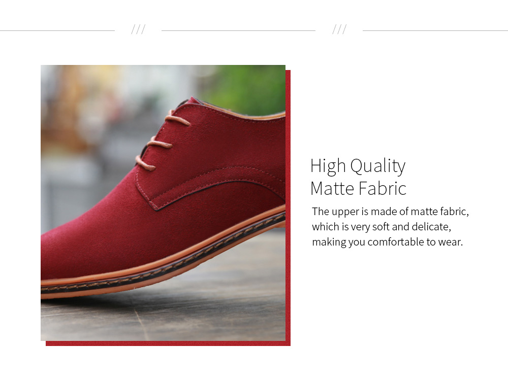 Large Size Casual Men's Shoes Matte Suede Large Size Casual Men's Shoes Matte Suede