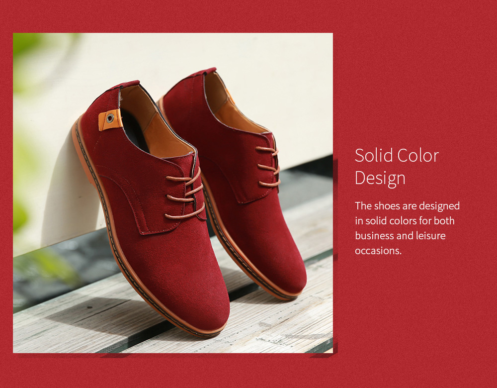 Large Size Casual Men's Shoes Solid Color Large Size Casual Men's Shoes Solid Color