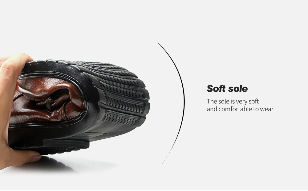 Men's Casual Soft-soled Shoes - Handsome black 46 Men's Casual Soft-soled Shoes - Handsome black 46