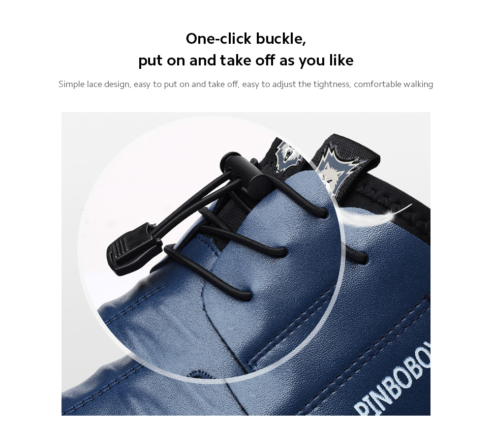 Men's Shoes Casual Leather Shoes One-click buckle Men's Shoes Casual Leather Shoes One-click buckle