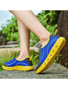 Men Sports Mesh Shoes Breathable Lightweight Casual Hollow Shoes