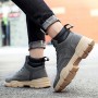 Casual Shoes - Men's British Style High-top Boots Durable Lace-up Tooling Shoes