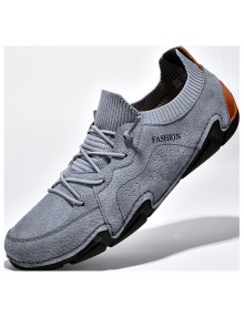 Men Pigskin Materials Casual Flat Shoes