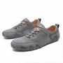 Flats & Loafers - Men's Soft Sole Casual Leather Lazy Shoes Large Size Peas Shoes