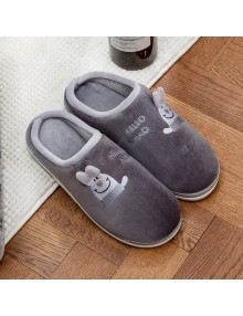 2020 Cute Cartoon Bear Waving Warm Cotton Slippers Couple Models Cotton Trailer Home Trailer