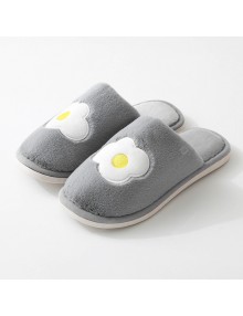 2020 Autumn And Winter Cartoon Cute Plush Cotton Slippers Men And Women Couple Home With Half A Pack With Warm Winter