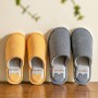 2020 Female Autumn And Winter Home Cotton Slippers Warm Home Non-slip Soft-soled Slippers Plush Couple Male