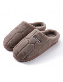 2020 Female Winter Home Cotton Slippers With Non-slip Men's Warm Autumn And Winter Month Of Heavy-bottomed Couple