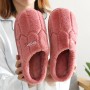 2020 Female Winter Home Cotton Slippers With Non-slip Men's Warm Autumn And Winter Month Of Heavy-bottomed Couple