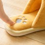 Catlike Woman Winter Home Cotton Slippers Couple Cute Cartoon Plush Home Warm Month Of Autumn And Winter Shoes Men