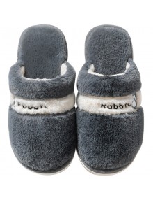 Cotton Slippers Female Cartoon Cute Plush Package With Heavy-bottomed Winter Home Home Korean Couple Male Autumn And Winter Days