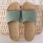 Flax Slippers Women Home Fashion Spring And Summer Male And Female Couple Slip Flooring Hemp Slippers
