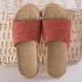 Flax Slippers Women Home Fashion Spring And Summer Male And Female Couple Slip Flooring Hemp Slippers