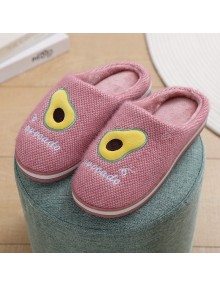 Heavy-bottomed Female Cotton Slippers Lovely Warm Wool Dragged Home A Couple Of Men's Autumn And Winter Month Of Shoes Home Skid