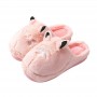 Home Home Home Cotton Slippers Female Winter Korean Cute Plush Thick Warm Cotton-padded Shoes Male Couple Month