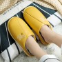 Men's Waterproof Winter Cotton Slippers Women Home Home Warm Month Of Winter Wool Slippers With Non-slip Heavy-bottomed