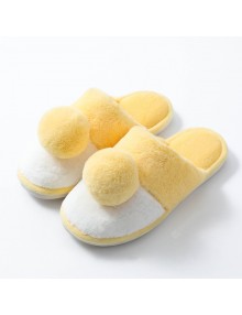 Ms. Autumn And Winter Home Cotton Slippers Habitat Home Skid Warm Winter Lovers Thick Crust Ins Hair Male Drag