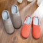 Non-slip Heavy-bottomed Female Cotton Slippers Home Autumn And Winter Warm Fluff Cute Couple Male Cotton-padded Shoes Winter Home