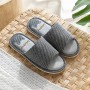 Summer Home Flax Slippers Female Couple Home Men Slip Breathable Absorbent Cotton Slippers Wood Floor