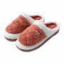 Women Bag With Cotton Slippers Home In Autumn And Winter Home Warm Thick Crust Couple Anti-skid Slippers Male Winter Month