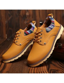 Autumn Men's Business Casual Shoes Waterproof Non-slip Shoes Low-top Men Shoes