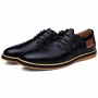 Dress Shoes - Lace Up Large Size Breathable Men's Shoes Fashion Casual Shoes
