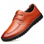 Dress Shoes - Men Shoes Business Casual Leather Lace Shoes Korean Style Fashion