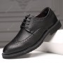 Dress Shoes - Men's Korean British Business Casual Shoes Carved Brogue Shoes