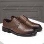 Dress Shoes - Men's Korean British Business Casual Shoes Carved Brogue Shoes