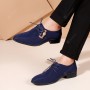 Dress Shoes - Summer Men's Large Size Breathable Cloth Dress Leather Shoes
