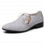 Dress Shoes - Summer Men's Large Size Breathable Cloth Dress Leather Shoes