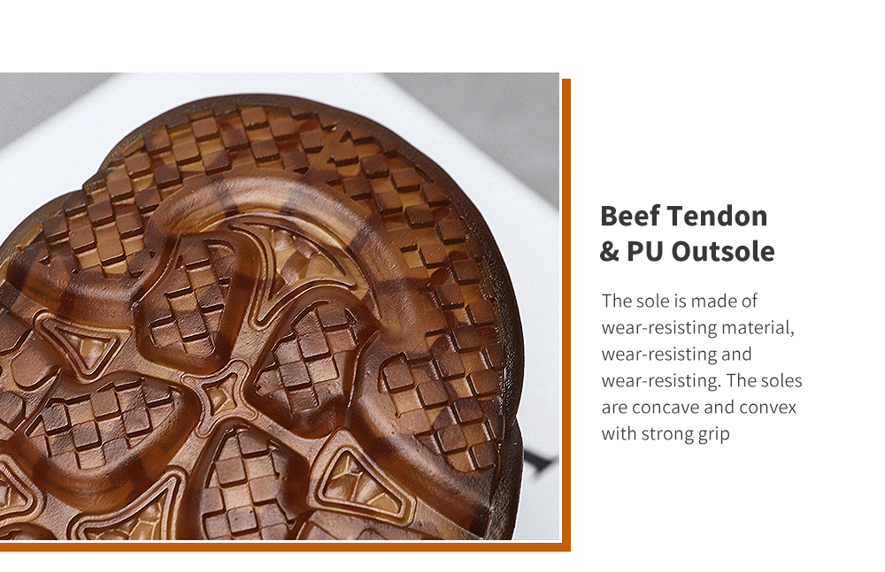 Spring Men's Shoes Wild Outdoor Casual Shoes Tendon Soft Bottom Men's Shoes Large Size Autumn Tide Shoes - 7032 Black 38