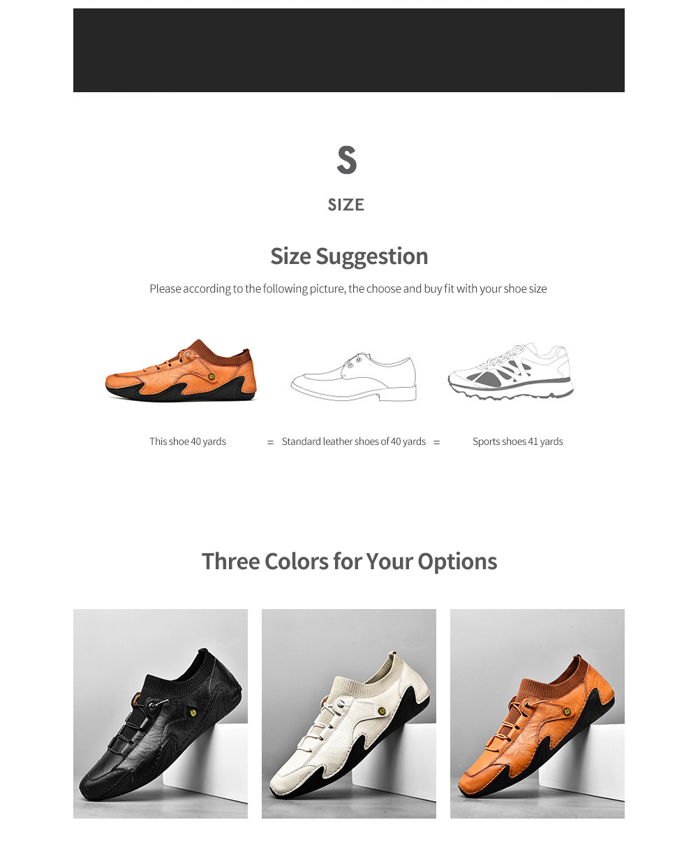 Korean Version Youth Trend Soft-soled Octopus Driving Men Flat Shoes Socks Mouth British Casual Leather Footwear - Black EU 46