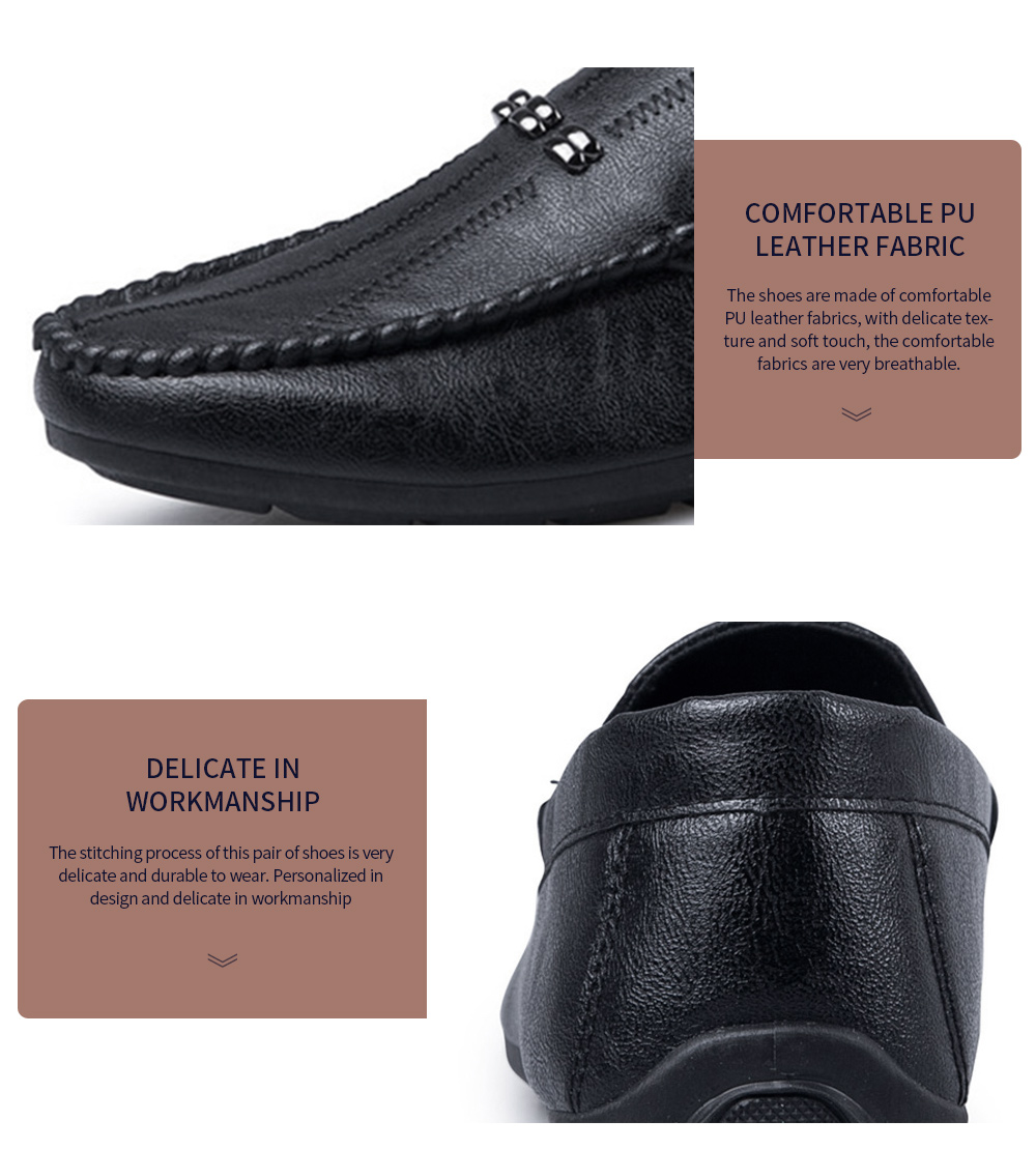 Men's Classic Slip-on Flat-bottomed Casual Shoes Fabric