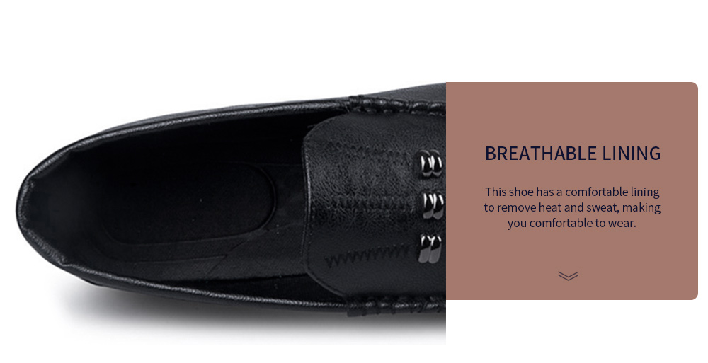 Men's Classic Slip-on Flat-bottomed Casual Shoes Lining